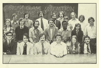 1973 SGE initiation with Tulane geology students