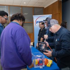 National Engineers Day highlights the invaluable contributions of engineers across many disciplines and the hundreds of students visiting UNO on Feb. 21 to celebrate were able to experience the wonders of engineering through interactive activities.
