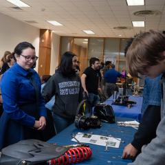 National Engineers Day highlights the invaluable contributions of engineers across many disciplines and the hundreds of students visiting UNO on Feb. 21 to celebrate were able to experience the wonders of engineering through interactive activities.