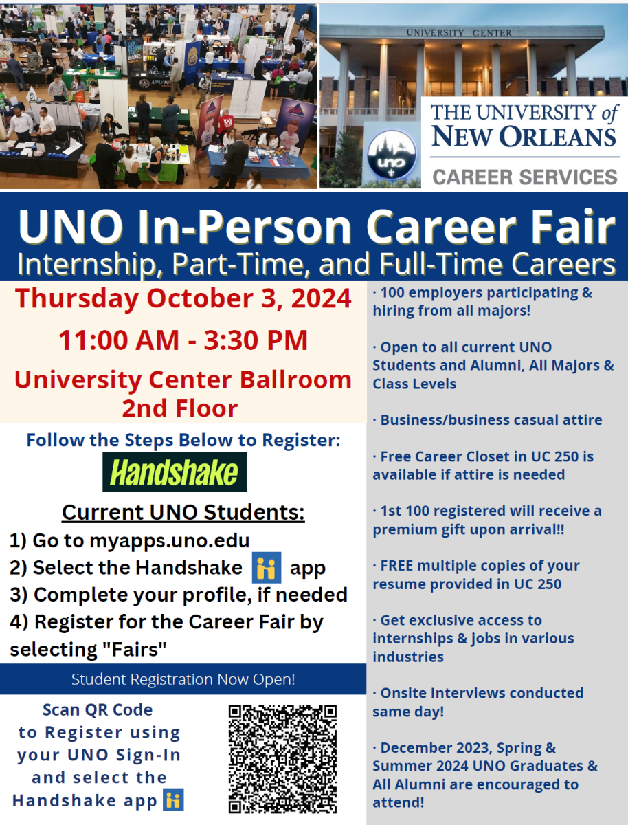 Fall 2024 Career Fair Flyer Thursday October 3 2024 11am to 3:30 pm